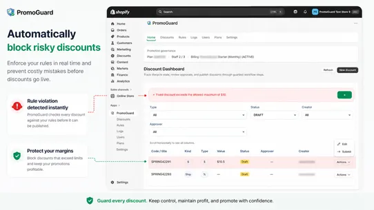 PromoGuard screenshot