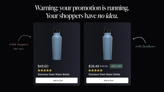 DealBeam: Strikethrough Price screenshot
