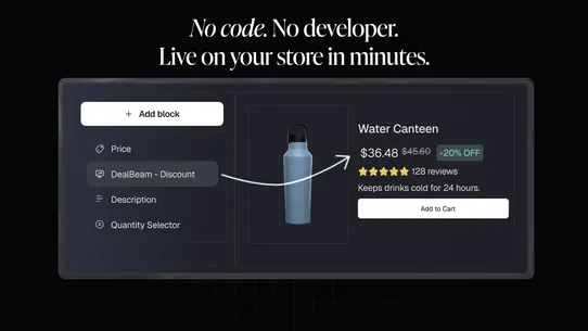 DealBeam: Strikethrough Price screenshot