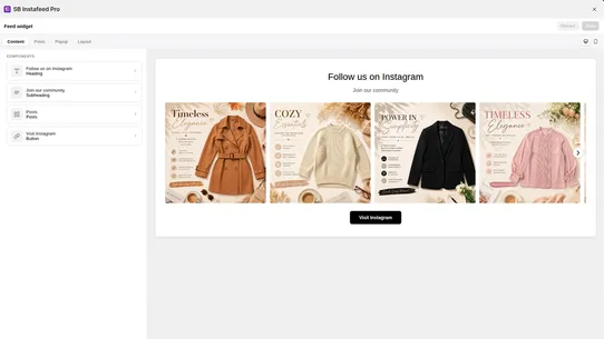 SB Instafeed Pro screenshot