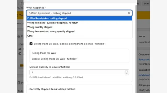 Fulfill Flub screenshot