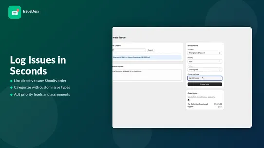 IssueDesk screenshot