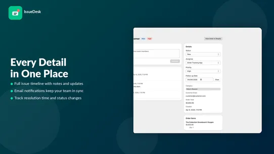 IssueDesk screenshot