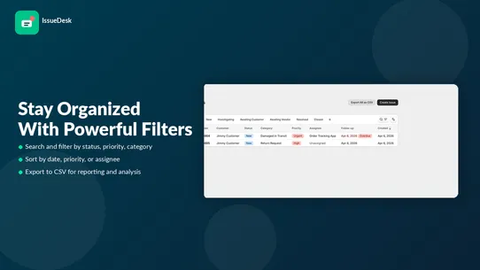 IssueDesk screenshot