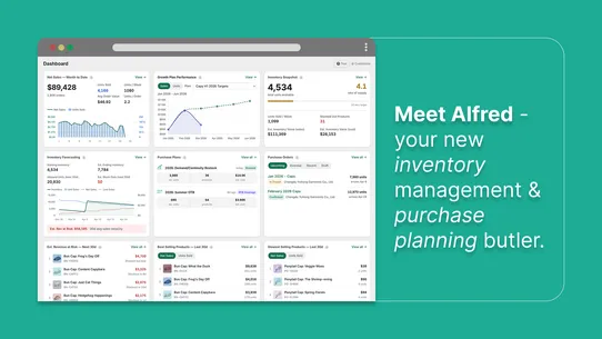 Alfred Inventory Forecasting screenshot