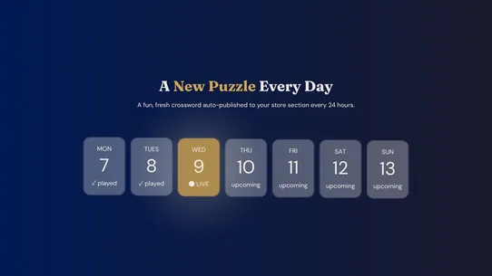 CloverKit ‑ Daily Crossword screenshot