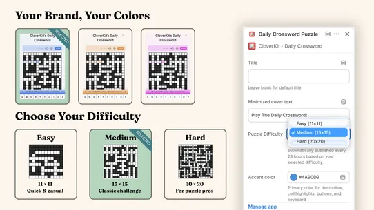 CloverKit ‑ Daily Crossword screenshot