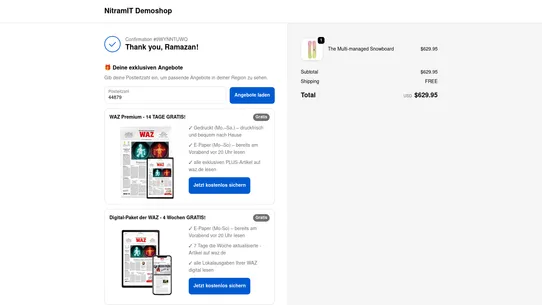 CheckoutAds screenshot