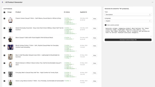 AI Product Genius screenshot