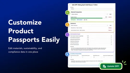 PassoNext: EU Product Passport screenshot