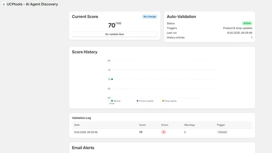 UCPtools ‑ AI Agent Discovery screenshot