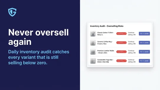 GuardUp ‑ Loss Prevention screenshot