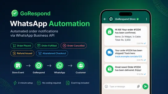 GoRespond: WhatsApp Automation screenshot