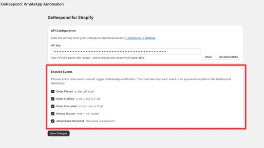 GoRespond: WhatsApp Automation screenshot