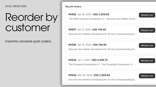 Sage Order Desk screenshot