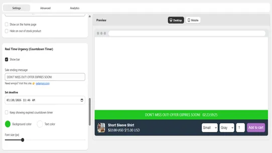Booster Sticky Add to Cart screenshot