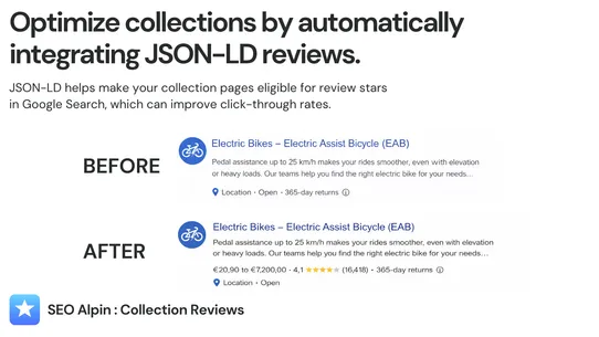 SEO Alpin : Collection Reviews screenshot