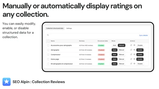 SEO Alpin : Collection Reviews screenshot