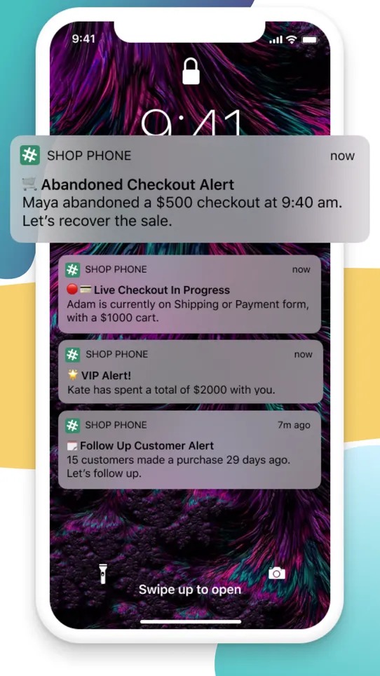 Shop Phone Alerts &amp; Auto Email screenshot