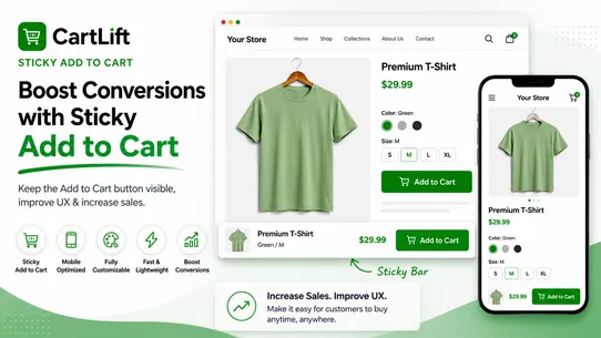 Sticky Add To Cart ‑ CartLift screenshot