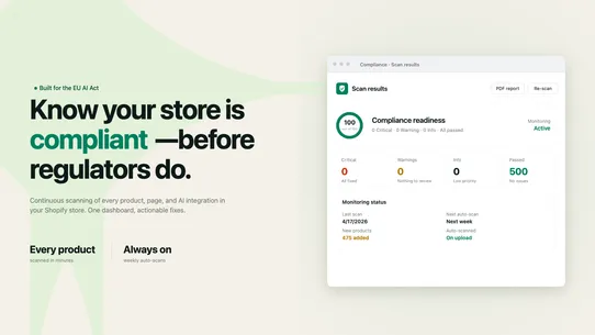 Compliant AI ‑ EU AI Act ‑ FTC screenshot