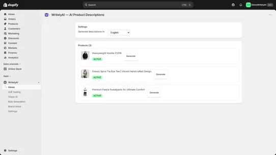 WritelyAI screenshot