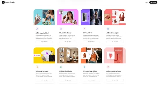 Rewarx AI Product Photography screenshot