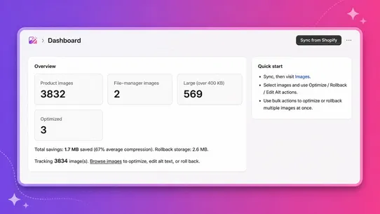 Vibebun Image Optimizer screenshot