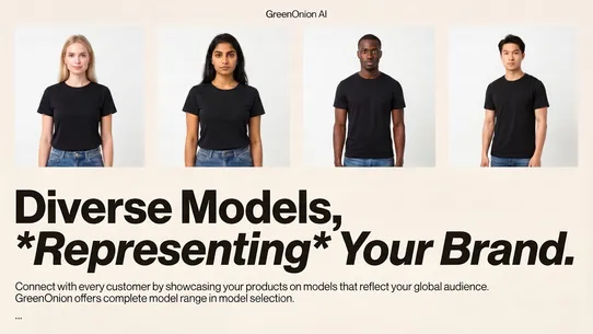 GreenOnion AI Fashion Models screenshot