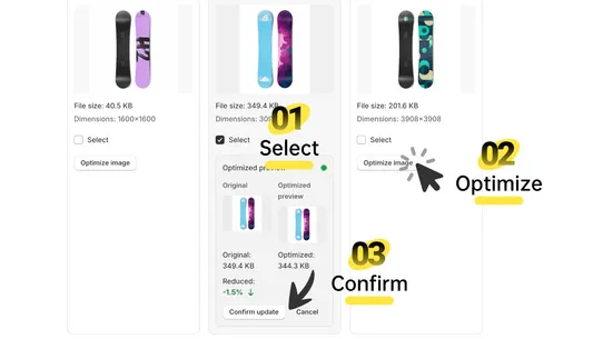 SpeedPix Image Optimizer screenshot