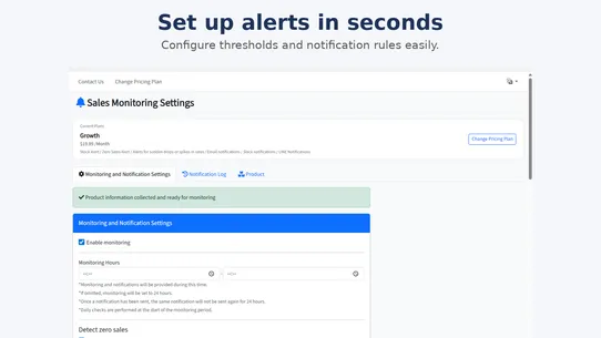 Stock &amp; Sales Alerts screenshot