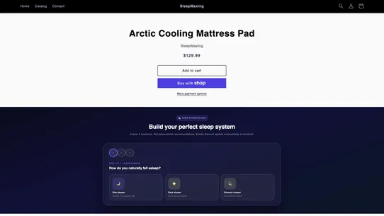 Sleepmaxing screenshot