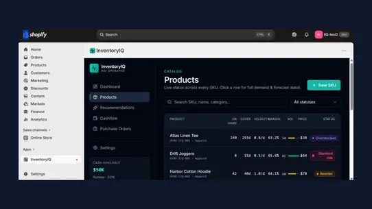 InventoryIQ screenshot
