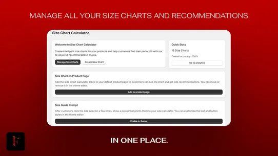 Flow Size Chart &amp; Recommender screenshot