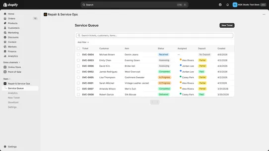 Repair &amp; Service Ops by VZLAB screenshot