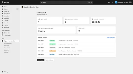 Repair &amp; Service Ops by VZLAB screenshot
