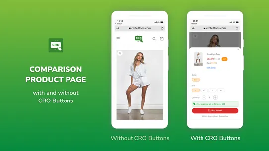 CRO Buttons ‑ Optimize UX &amp; CR screenshot