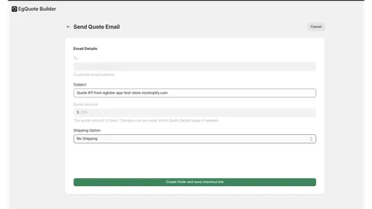 Qwick Quote screenshot