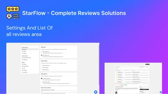 StarFlow Reviews App &amp; SEO screenshot