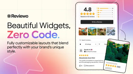 REVIEWO: Product Reviews App screenshot