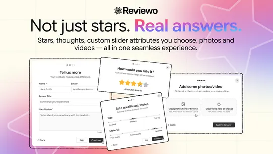 REVIEWO: Product Reviews App screenshot