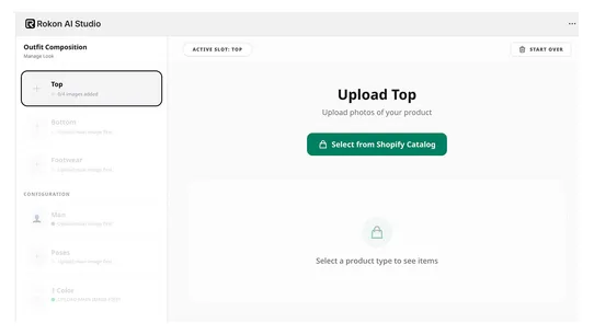 Rokon AI Product Studio screenshot