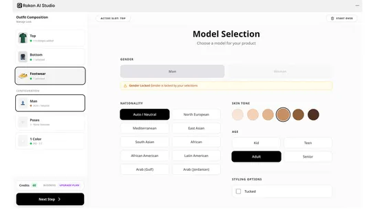 Rokon AI Product Studio screenshot