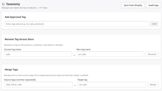 SmartTags: Automated Tagging screenshot