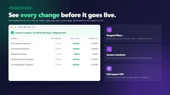 Pricewise: Bulk Price Editor screenshot