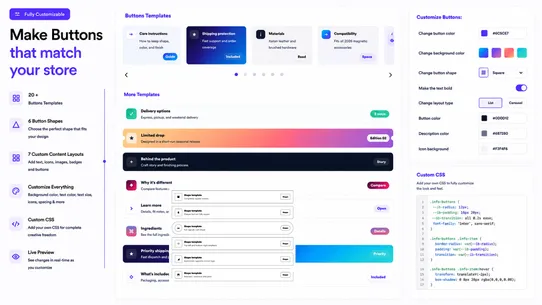 Info Buttons: Add more details screenshot