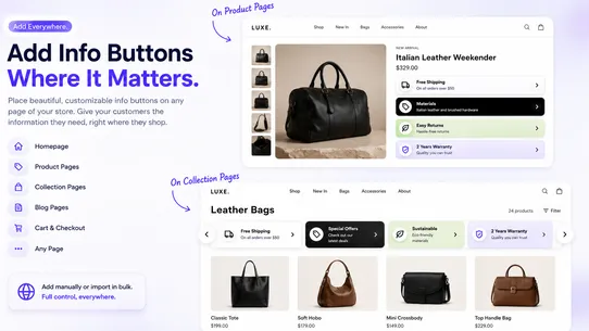 Info Buttons: Add more details screenshot
