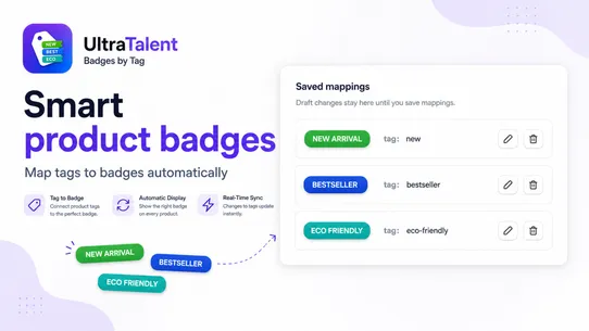 UltraTalent ‑ Badges by Tag screenshot