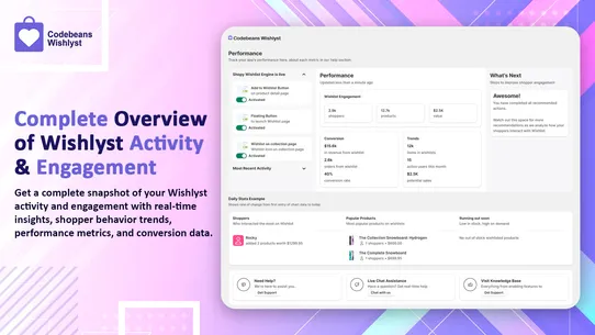 Codebeans Wishlyst screenshot
