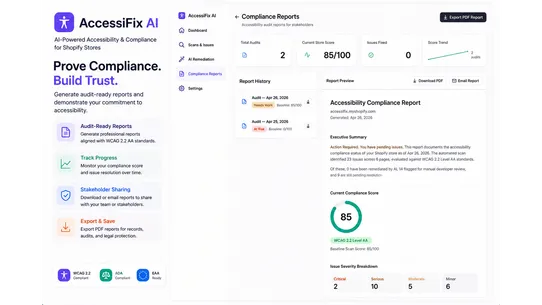 AccessiFix AI screenshot